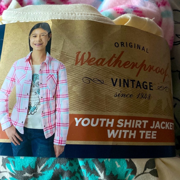 Weatherproof Other - (2 piece)YOUTH SHIRT JACKET WITH TEE